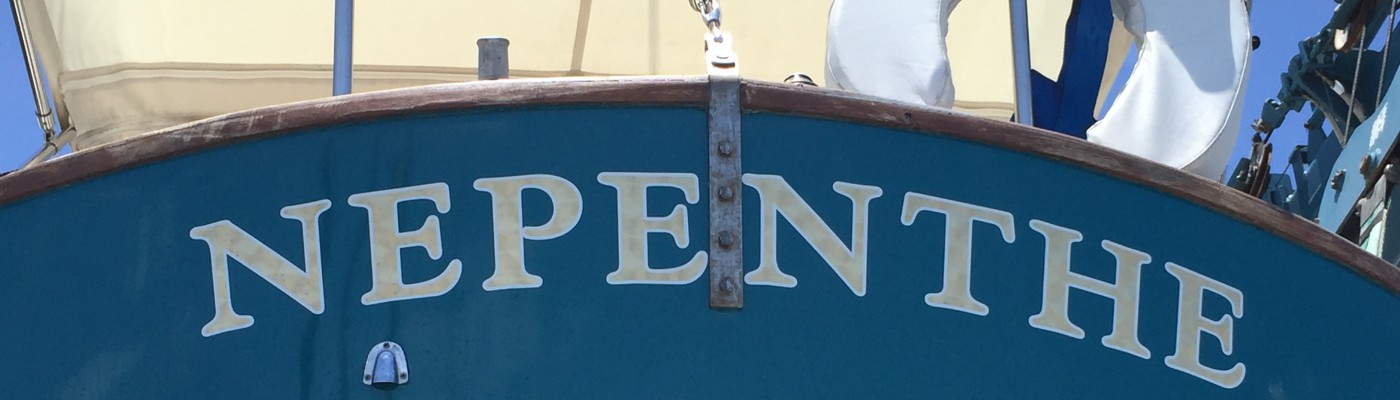 Sailing aboard Nepenthe