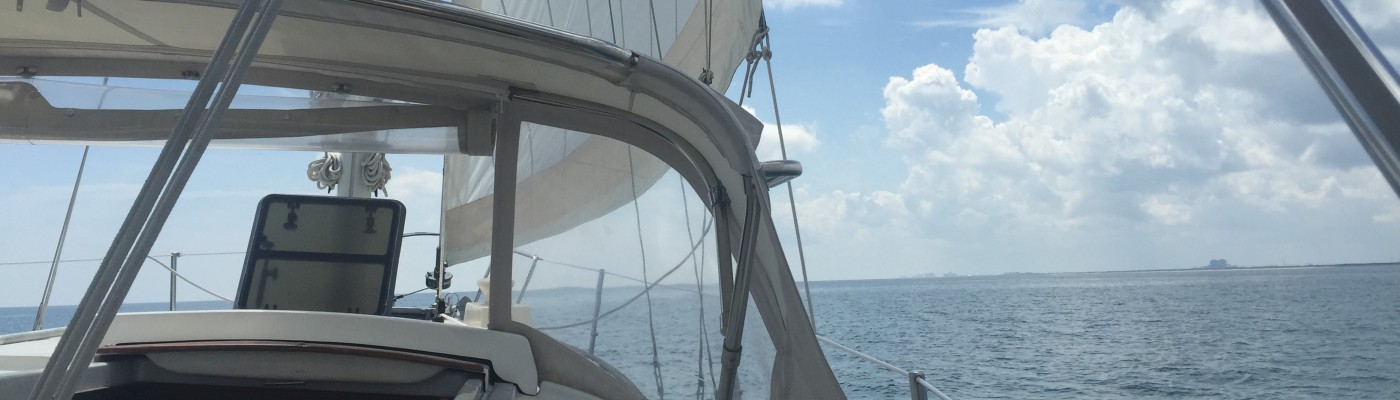 Sailing aboard Nepenthe
