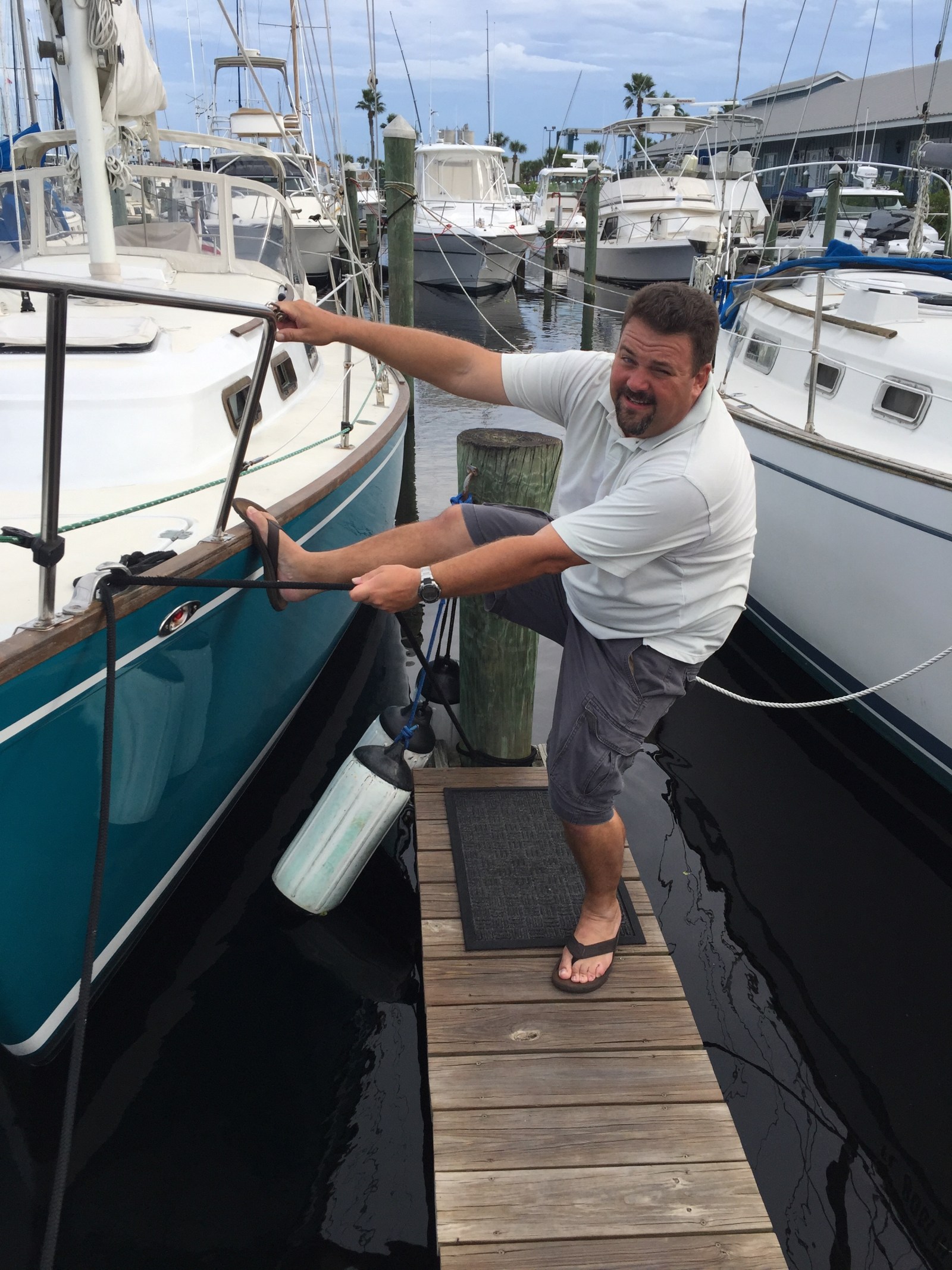 Sailing aboard Nepenthe